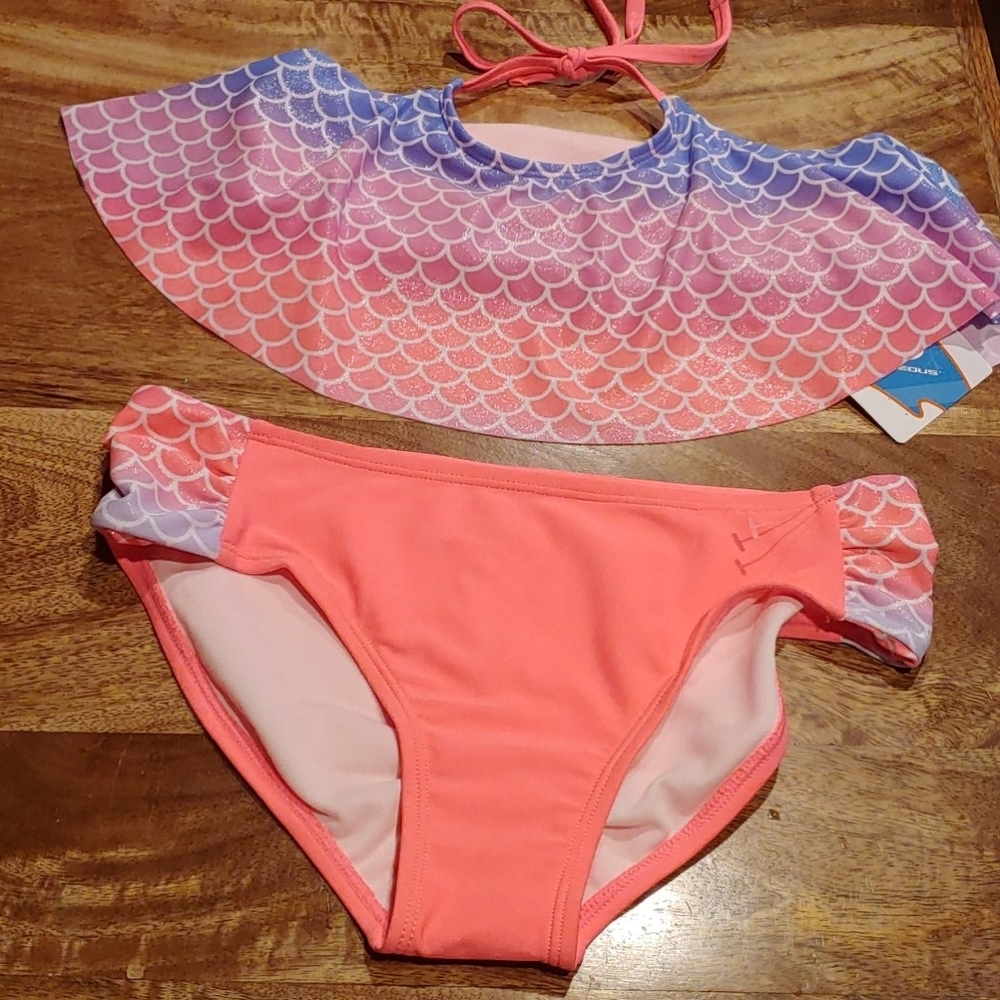 NWT O'Rageous Mermaid Bikini Size 14